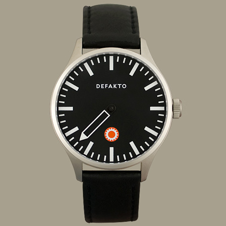 Молодой немецкий часовой бренд Defakto выпустил часы только с одной стрелкой