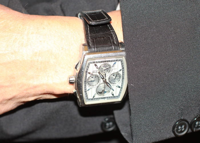 Часы IWC Da Vinci на руке Курта Клауса