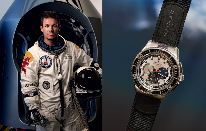 Baumgartner achieves a record jump from the edge of space
