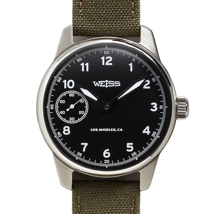 Weiss Standard Issue Field Watch Black