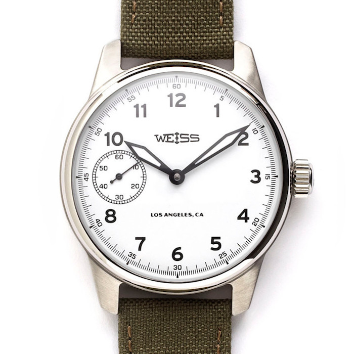 Weiss Standard Issue Field Watch White
