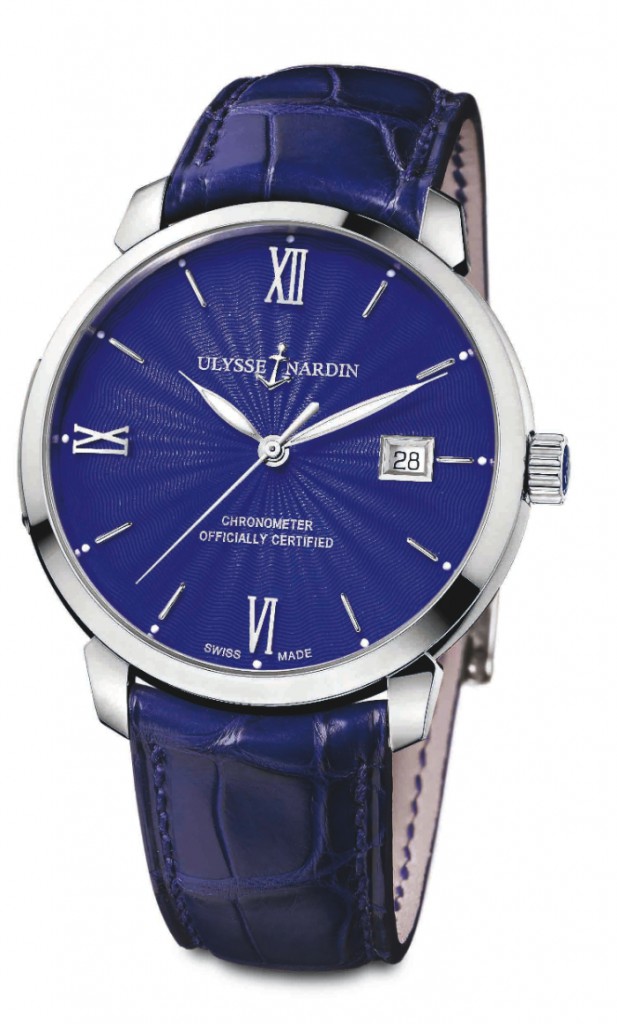 Модель Classico Ulysse Nardin выполнена в фирменном синем цвете
